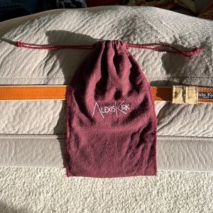 Alexis Kirk Reptile Belt  30 inches long. Never used